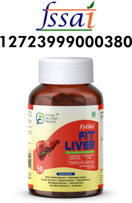 FYTIKA Fit Liver, Liver Detox Supplement | For Men & Women - 60 Tablets(60 Tablets)