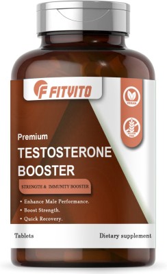 Fitvito Testosterone Booster For Men, Testo Booster Power Support Tablets (K80)(30 Tablets)