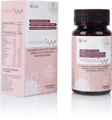 Physiovits C2K2R - Regenrates Joints & Cartilage, Reduces Inflammation(30 Tablets)