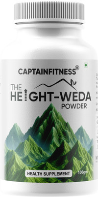 CaptainFitness Heightweda Height Boost Formula for Natural Growth powder|&4|(100 g)