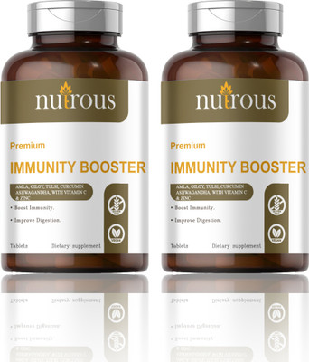 Nutrous Immunity Booster Tablets ,Vitamin C (S251)(2 x 60 Tablets)