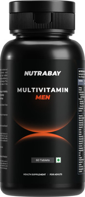 Nutrabay Pro Active Multivitamin for Men, Enhances Energy, Stamina & Immunity(60 Tablets)
