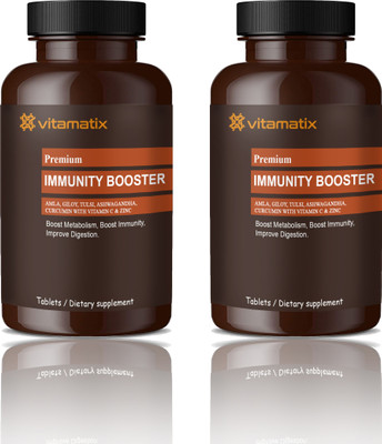 Vitamatix Immunity Booster Tablets ,Vitamin C (S251)(2 x 60 Tablets)