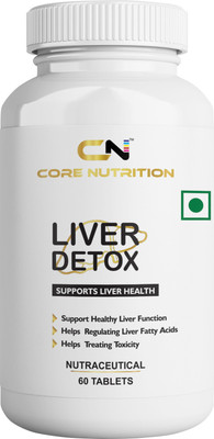 CORE NUTRITION Liver Detox Tablets 60 Capsules for Liver Problems(60 Tablets)