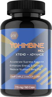 Vitaminhaat Yohimbine HCL 7.5 Mg Xtend Advance 60 veg Capsules(60 x 7.5 mg)