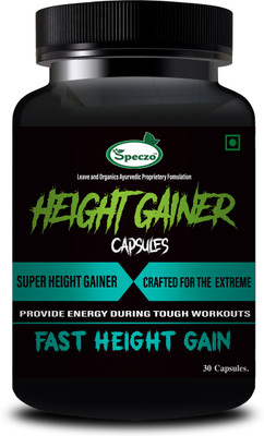 speczo Gainer Height Capsule Effective in Height growth, Speed Height Increase Medicine(30 Capsules)