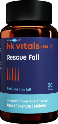 HEALTHKART hk vitals Hair Rescue Fall, Helps Reduce Hairfall & Supports Hair Growth(30 Tablets)