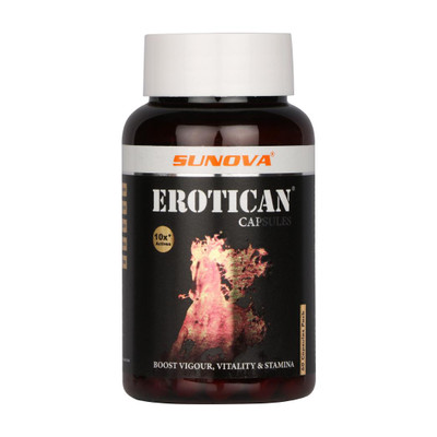 SUNOVA Erotican Shilajit Capsules for Stamina, Strength and Vitality(60 Capsules)