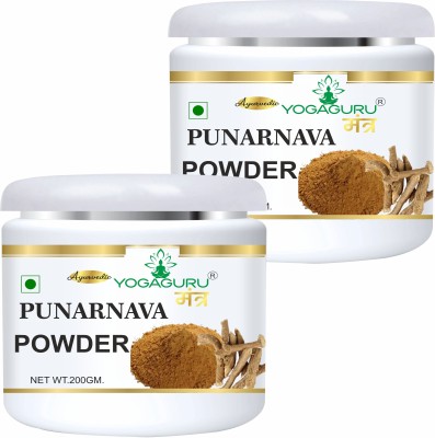 YOGAGURU MANTR Punarnava root powder, Boerhavia Diffusa Powder (Urinary Kidney Wellness)(2 x 200 g)