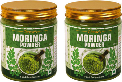 Girme's Organic Farms Moringa Powder 200g Jar (Pack of 2)(2 x 200 g)