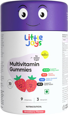 Little Joys Multivitamin Gummies for Mothers | Supports Immunity, Bone Health & Energy Level(30 No)