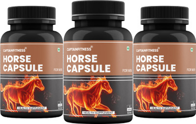 CaptainFitness Capsule| Energy, Strength & Stamina#176#(3 x 30 Capsules)