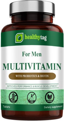 Healthy Tag Multivitamin For Men, Multivitamin Women Tablets (S104)(60 Tablets)