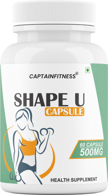 CaptainFitness Shape u Capsule For Fat Loss Supplement (10)(2 x 30 Capsules)