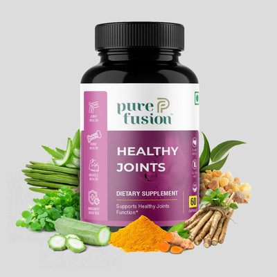 PUREFUSION Healthy Joints Capsules for Joint Mobility and Flexibility Support | 60 Capsules(60 Capsules)