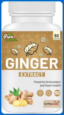 nutramagik Herbal Supplement: Ginger Capsule Natural Digestion Supplement for improved Imm(60 Capsules)