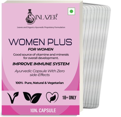 inlazer Women Plus Immunity Energy Women Tablets _ Good For Health _ Restore Stamina(10 x 10 Capsules)