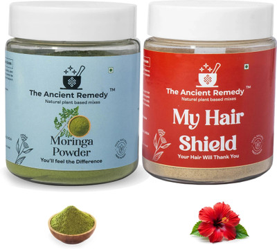 THE ANCIENT REMEDY Combo of Moringa Powder And My hair shield Powder(110 g each)(2 x 110 g)