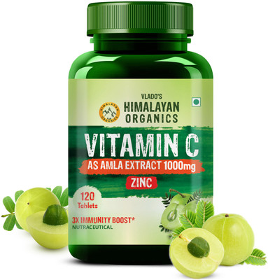 Vlado's Himalayan Organics Vitamin C 100 mg 120 Tablet(120 Tablets)