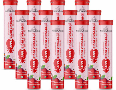 NutraChoice Apple Cider Vinegar for Weight Loss with Mother(12 x 15 Tablets)