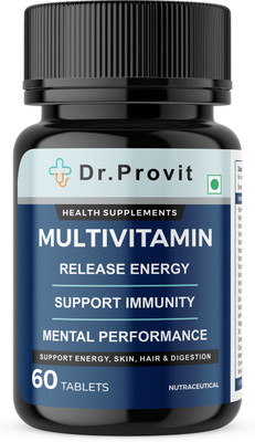 Dr.Provit Multivitamin Tablets for Men & Women | For Immunity, Energy, Bone & Joints(60 Tablets)