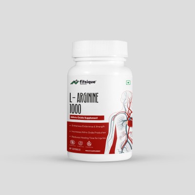 fitsique nutrition L-ARGININE AND L-CITRULLINE COMPLEX(60 Capsules)