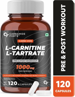 CARBAMIDE FORTE L Carnitine L Tartrate Supplement for fat loss with 1000mg(120 Tablets)