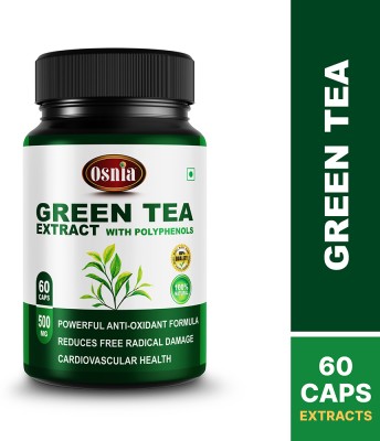 OSNIA Green Tea Veg Supplement | Support Heart Health, Anti-Oxidant & Weight Loss |(60 Capsules)