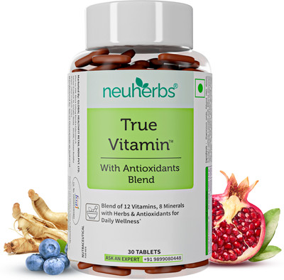 Neuherbs Multivitamin | True Vitamin For Men & Women With Antioxidant Blend(30 Tablets)