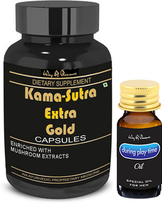 Way Of Pleasure KS Gold Capsule DPT Oil Men(30 Capsules)