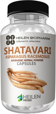 HEILEN BIOPHARM Shatavari Powder 180 capsules X 500 mg Asparagus Racemoses / Satamuli 90 gm(180 No)