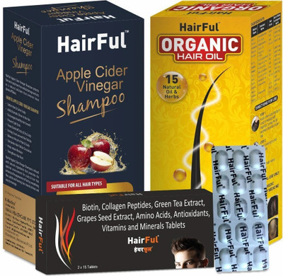 HairFul big billion days biotin tablet for men(2 x 15 Tablets)