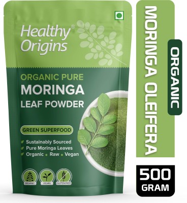 Healthy Origins Moringa Leaf Powder for Weight Loss-Super Food Dietary Supplement-500gram(500 g)