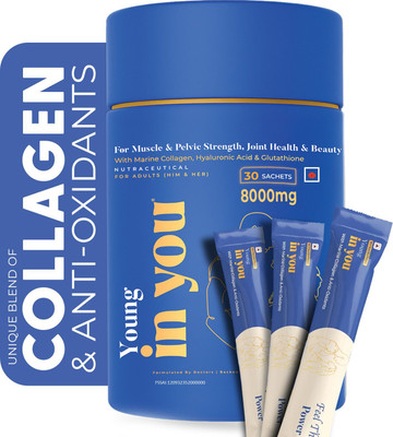 InYou Young | Marine Collagen, Antioxidants, Hyaluronic Acid, Magnesium & Zinc(30 No)