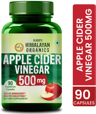 Vlado's Himalayan Organics Apple Cider Vinegar Supplement - 90 Veg Capsules(90 No)