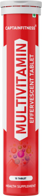 CaptainFitness Multivitamin with Minerals Effervescent Tablets|o1|(15 Tablets)
