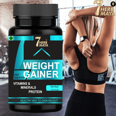 7Herbmaya Weight Gain Capsule: Elevate Your Gains with Advanced Weight Gain Capsules(2 x 60 No)