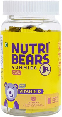 NutriBears Vitamin D Gummies for Kids - Prevents Deficiency in Children(30 No)