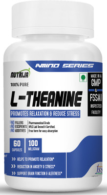 NutriJa L-Theanine 100MG - 60 Capsules(60 Capsules)