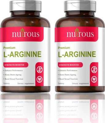 Nutrous L-Arginine 1000mg Tablets Per Serving (H254)(2 x 60 Tablets)