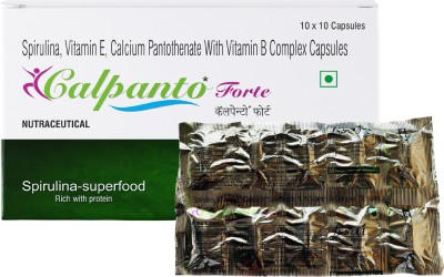 Calpanto Food Supplement-Rich in Protein,Provide Essential Nutrition(1 Strip-10 Capsules)(10 g)