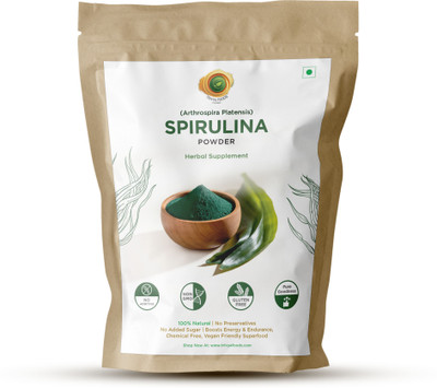 TRIVYA FOODS Spirulina Powder, Natural, Superfood, Vitamins & Minerals,Boost & Immunity.(100 g)