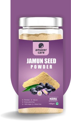 Amazer Care Jamun Seed Powder-Blood Sugar Support & Antioxidant Boost (Jamun Guthli Powder)(100 g)