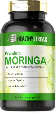 Healthy Streak Moringa Tablets Natural Moringa Tablets (G72)(30 Tablets)