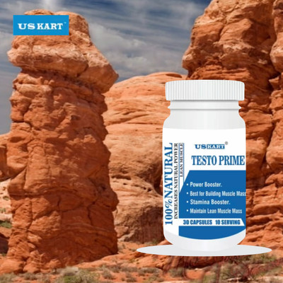 US KART TESTO PRIME Power Booster 30 Capsule Best for Building Muscle(30 Capsules)