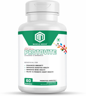 MUSCLE NEEDS Multivitamin Supplement – Daily Essential Vitamins & Minerals for Overall Health(350 g)