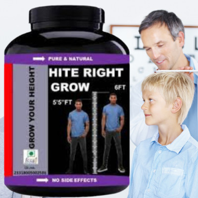 Secure Healthcare Hite Right Grow | Height Increasing Height Growth | Capsule | Height after 18(30 Capsules)