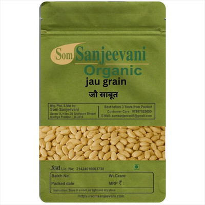 Som Sanjeevani Organic Jau Grain-500g-Pure-Natural-No Mixing-No Preservative(500 g)
