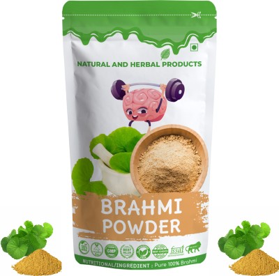 NATURAL AND HERBAL PRODUCTS Brahmi Powder for Brain | Eating| Drink | Liver + Immunity Booster(100 g)