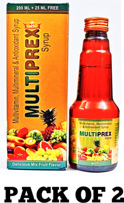 Multiprex Multivitamin multimineral antioxidant syrup pack of 2(2 x 225 ml)